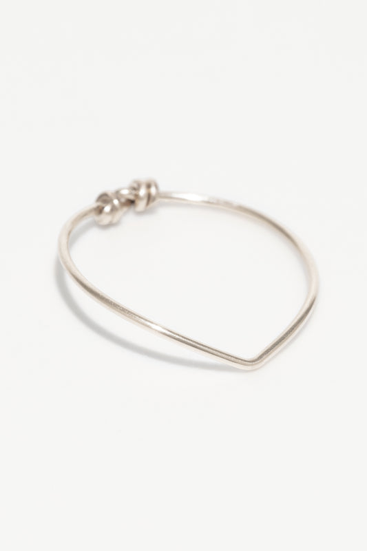 Essential Chevron Ring - Silver