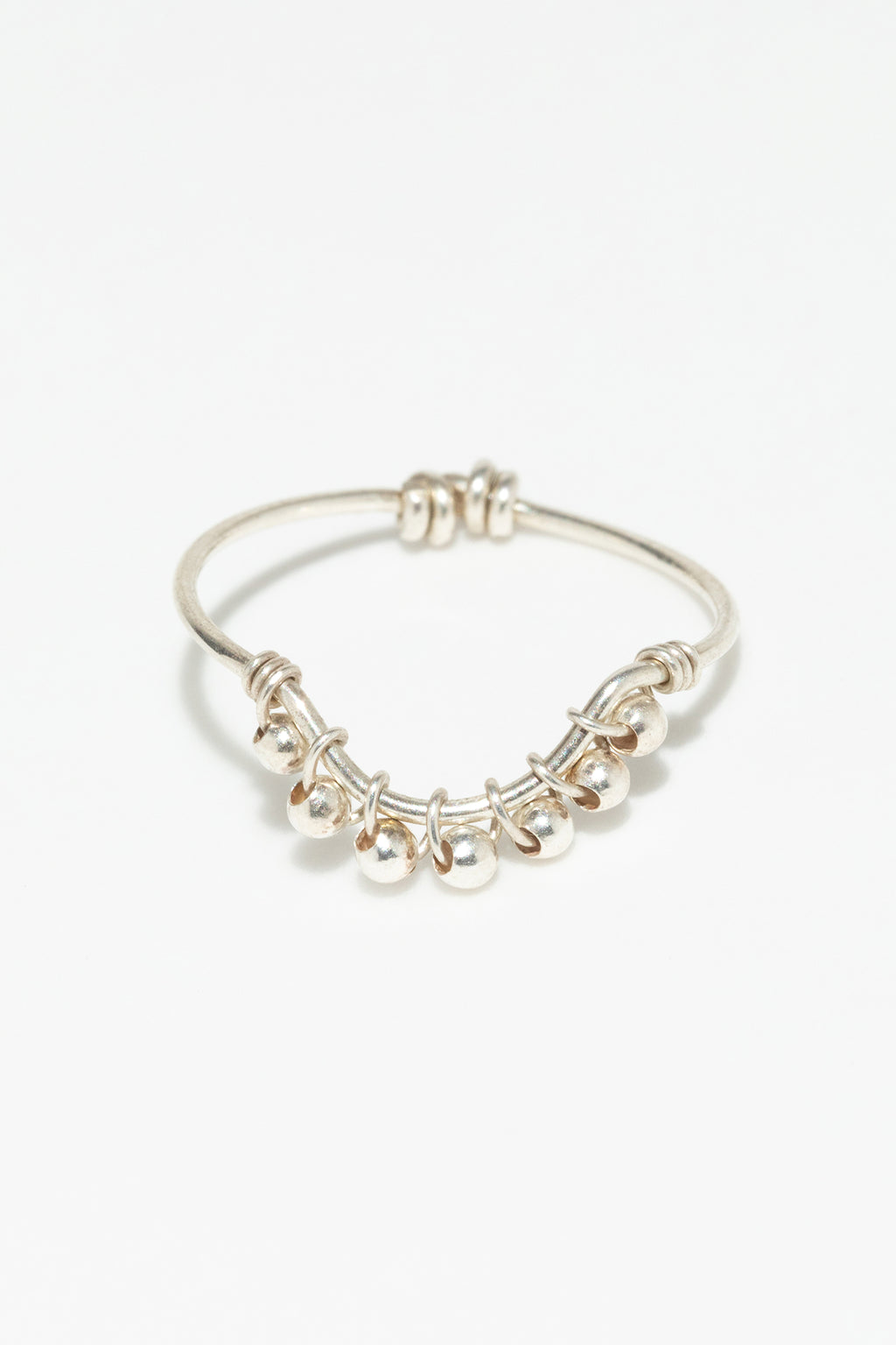 Half Moon Lace Ring - Silver