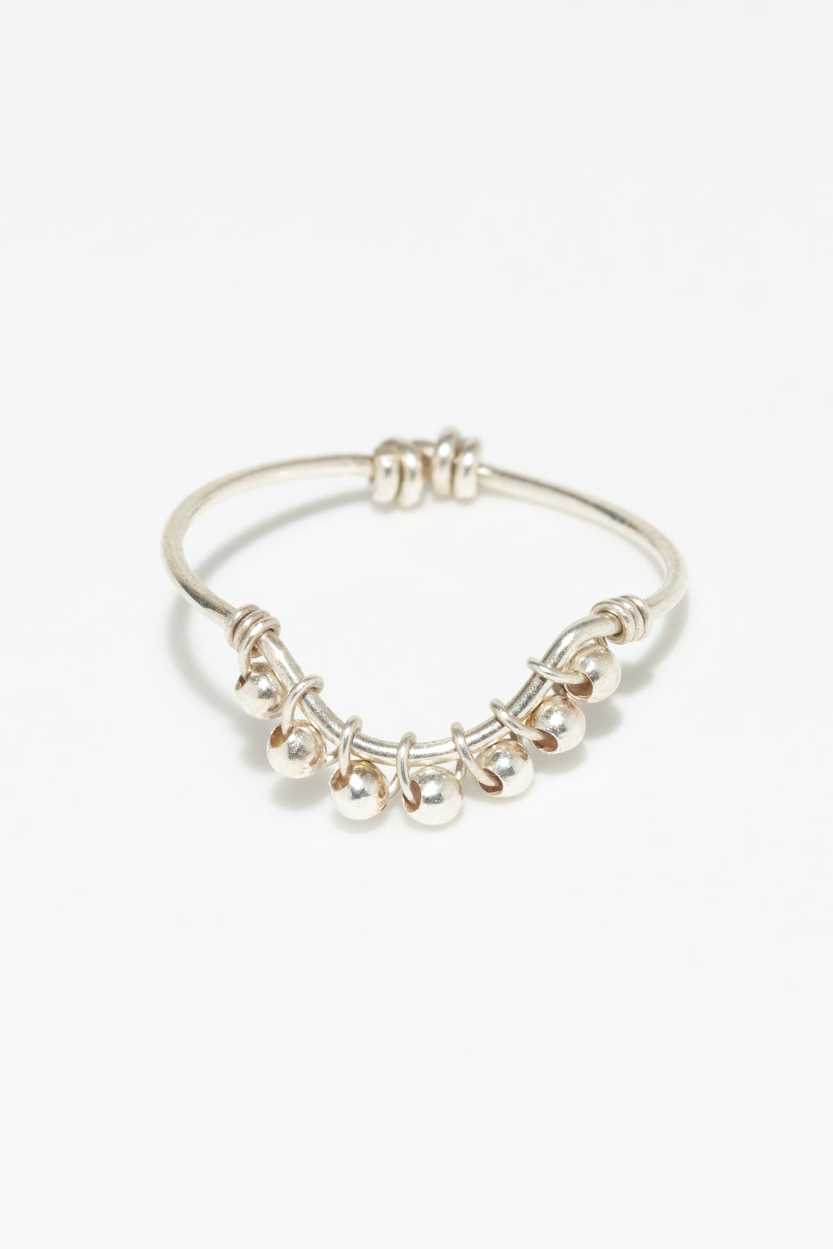 Half Moon Lace Ring - Silver