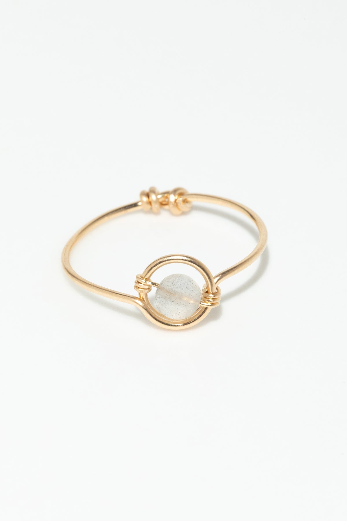 Swan Ring - Labradorite