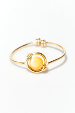 Swan Ring - Tiger's Eye