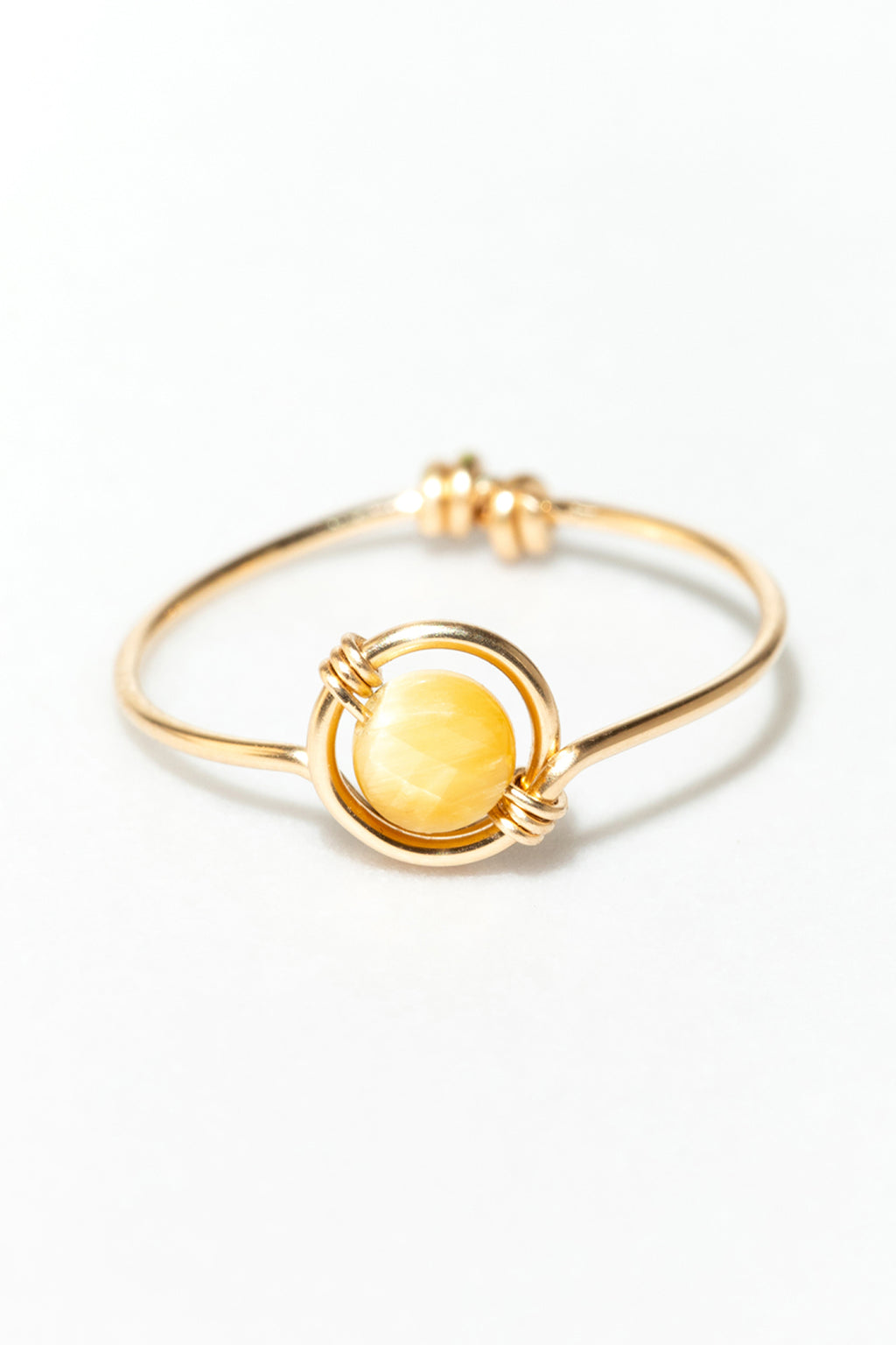 Swan Ring - Tiger's Eye