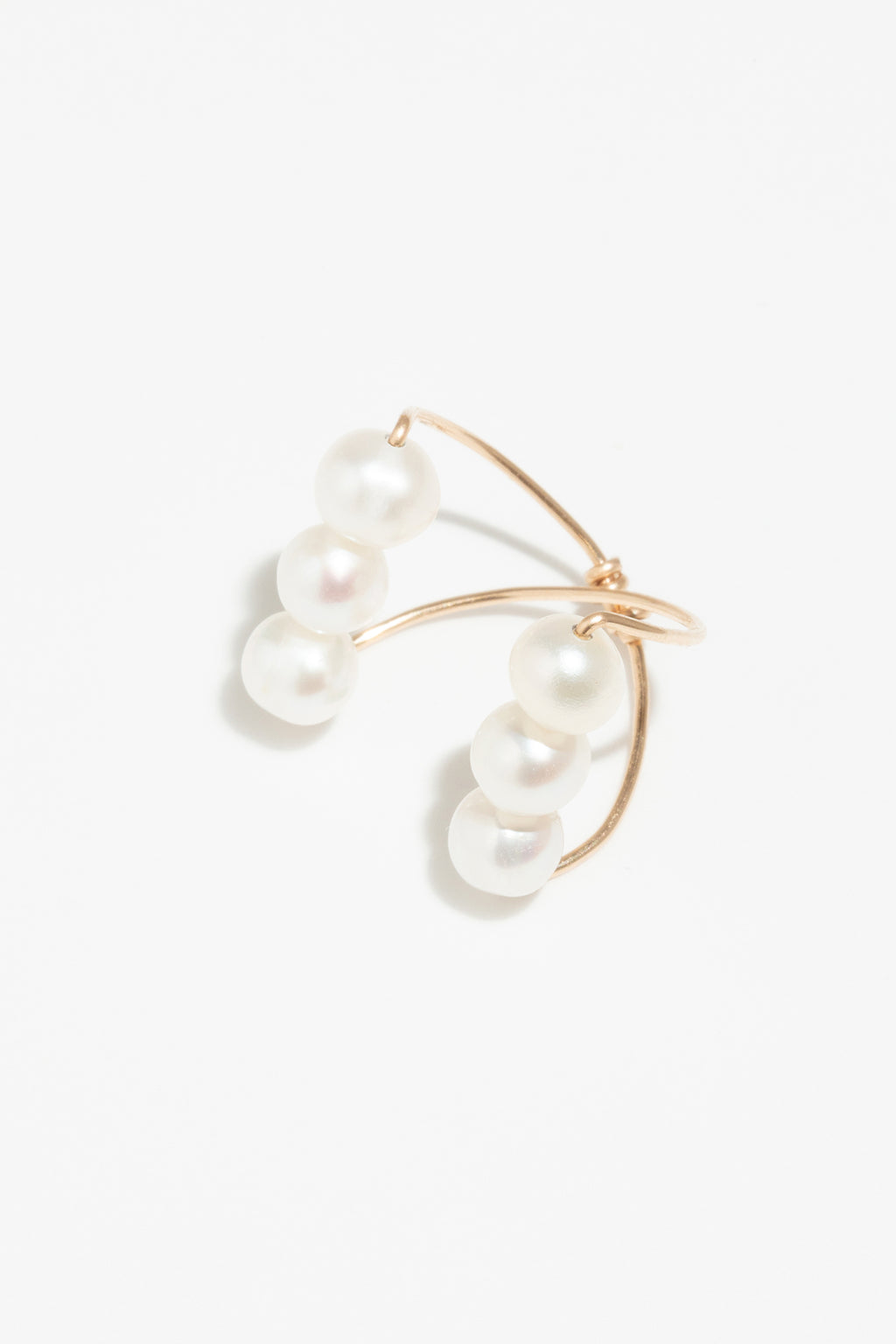 Large Sand Ring - Cultured Pearl