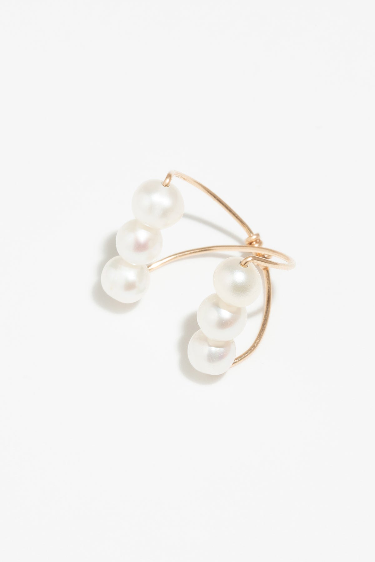 Large Sand Ring - Cultured Pearl