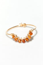 Frida Ring - Orange Garnet