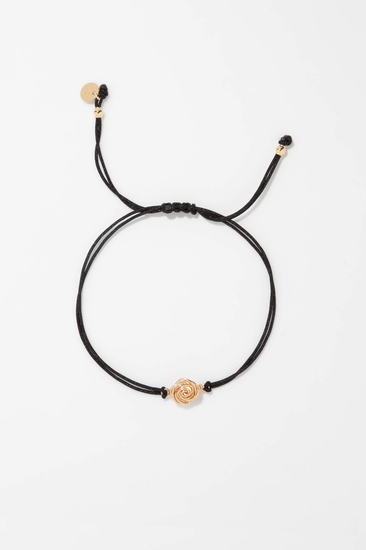 Rosa Cord Bracelet - Black