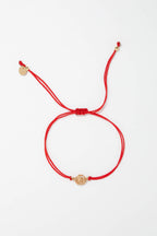 Rosa Cord Bracelet - Red