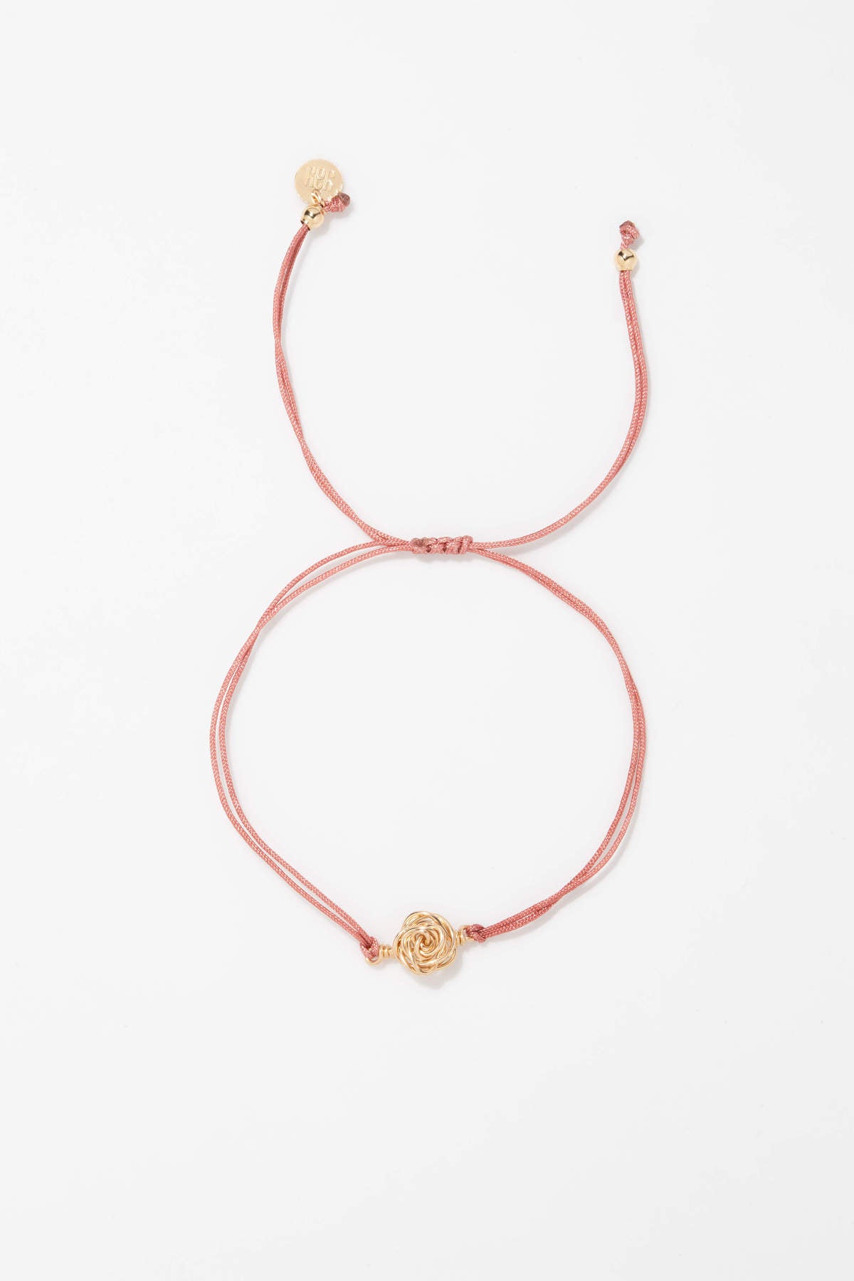 Rosa Cord Bracelet - Pink