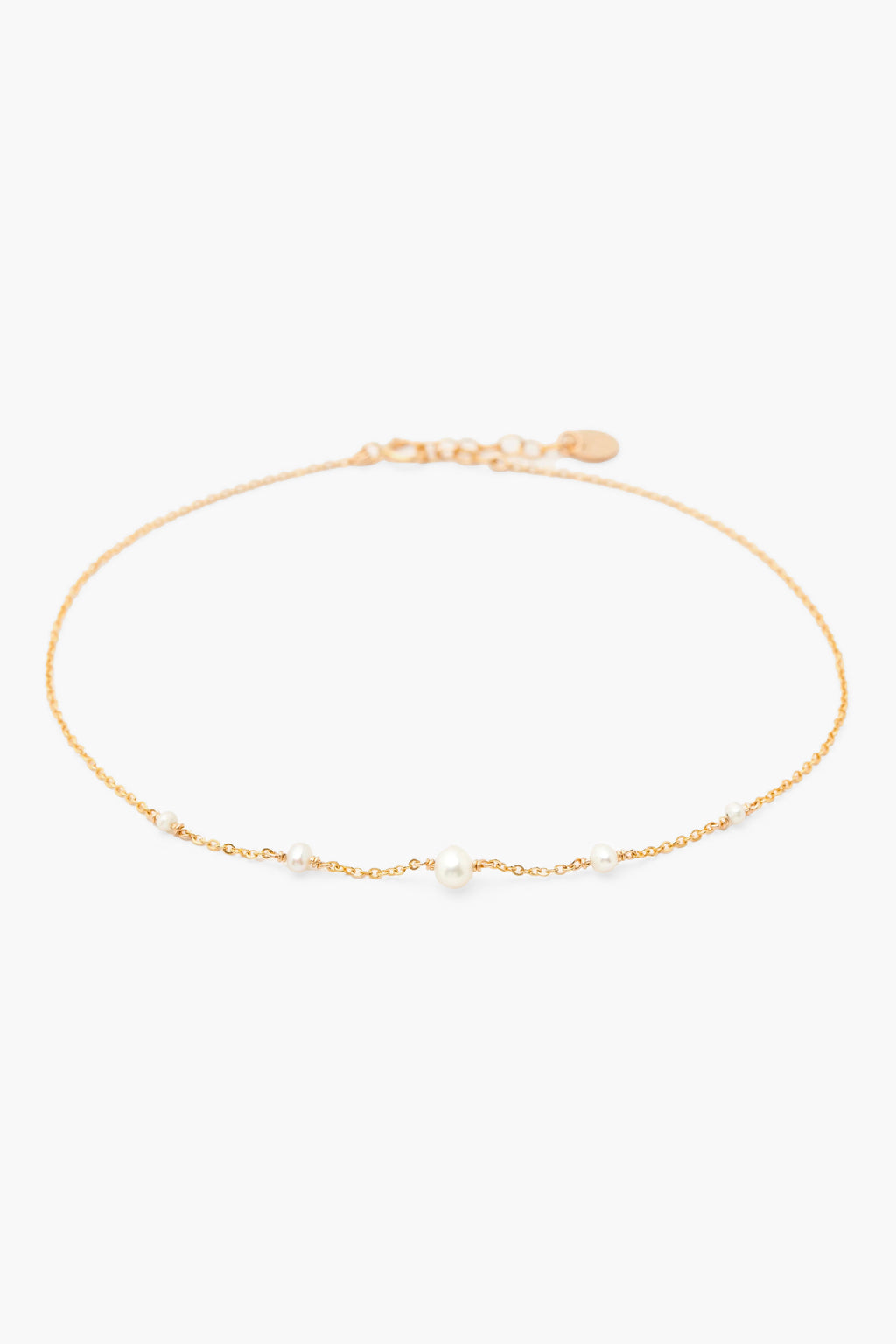 Chance ankle chain - Cultured pearls