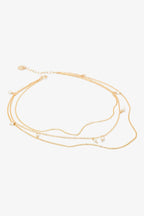 Triple ankle chain - Envolée de perles