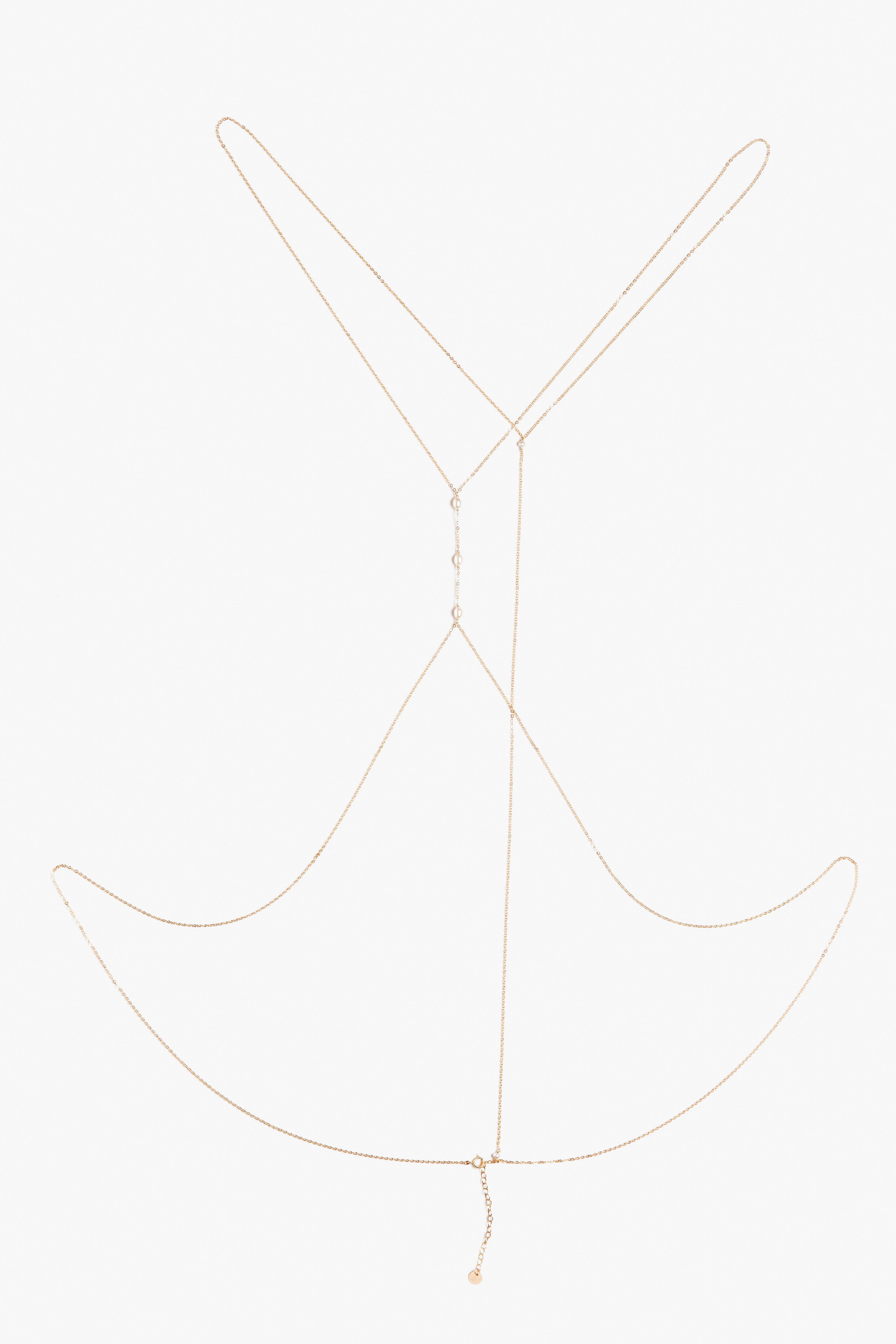 Body jewel grain of rice - Cultured pearls