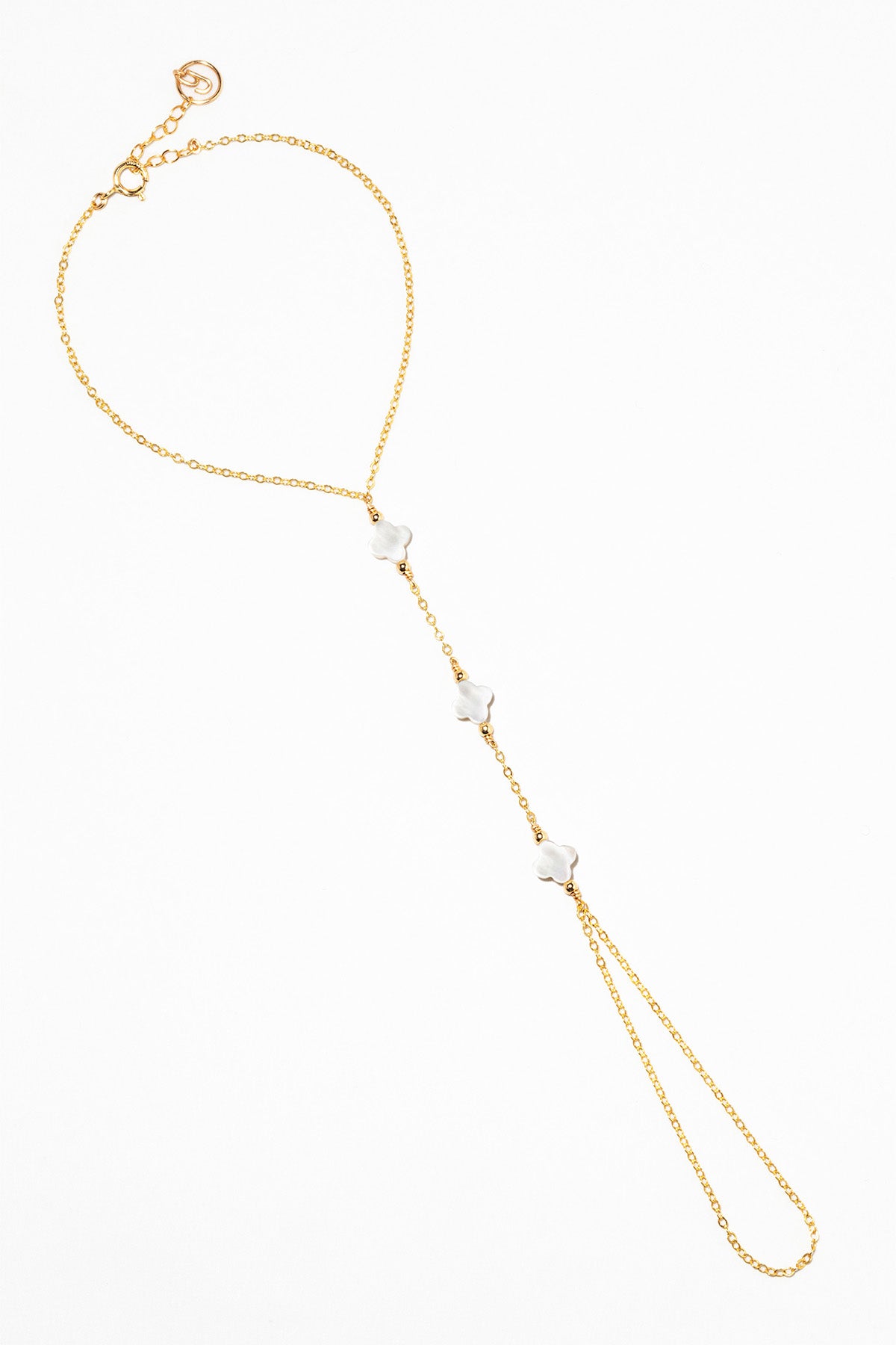 Swan hand jewel - Mother of pearl