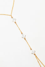 Swan hand jewel - Mother of pearl