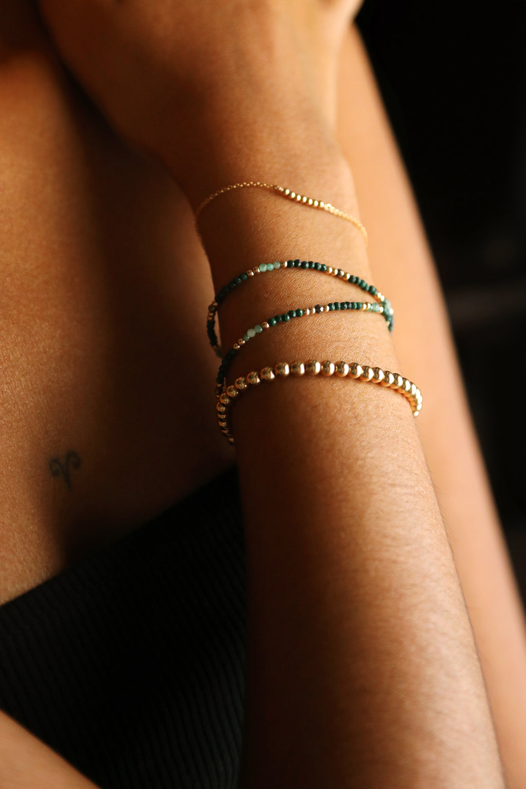Lana Medium Pearl Bracelet - Gold