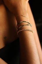 Lana Medium Pearl Bracelet - Gold