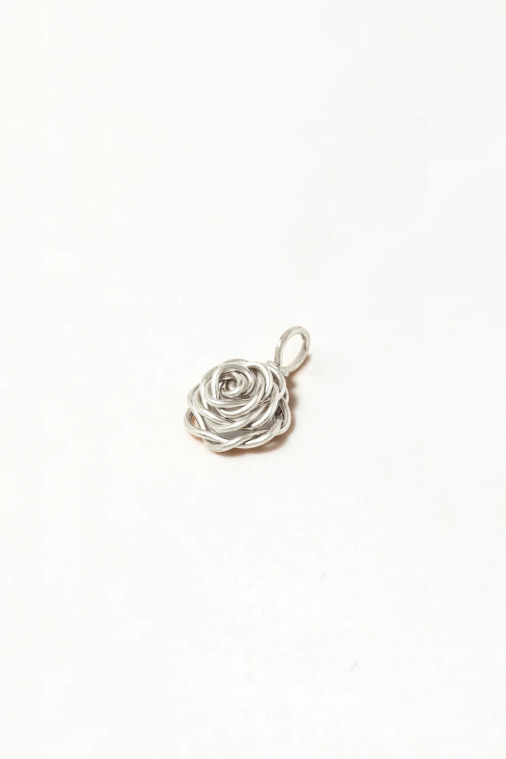 Small Rosa Pendant - Silver