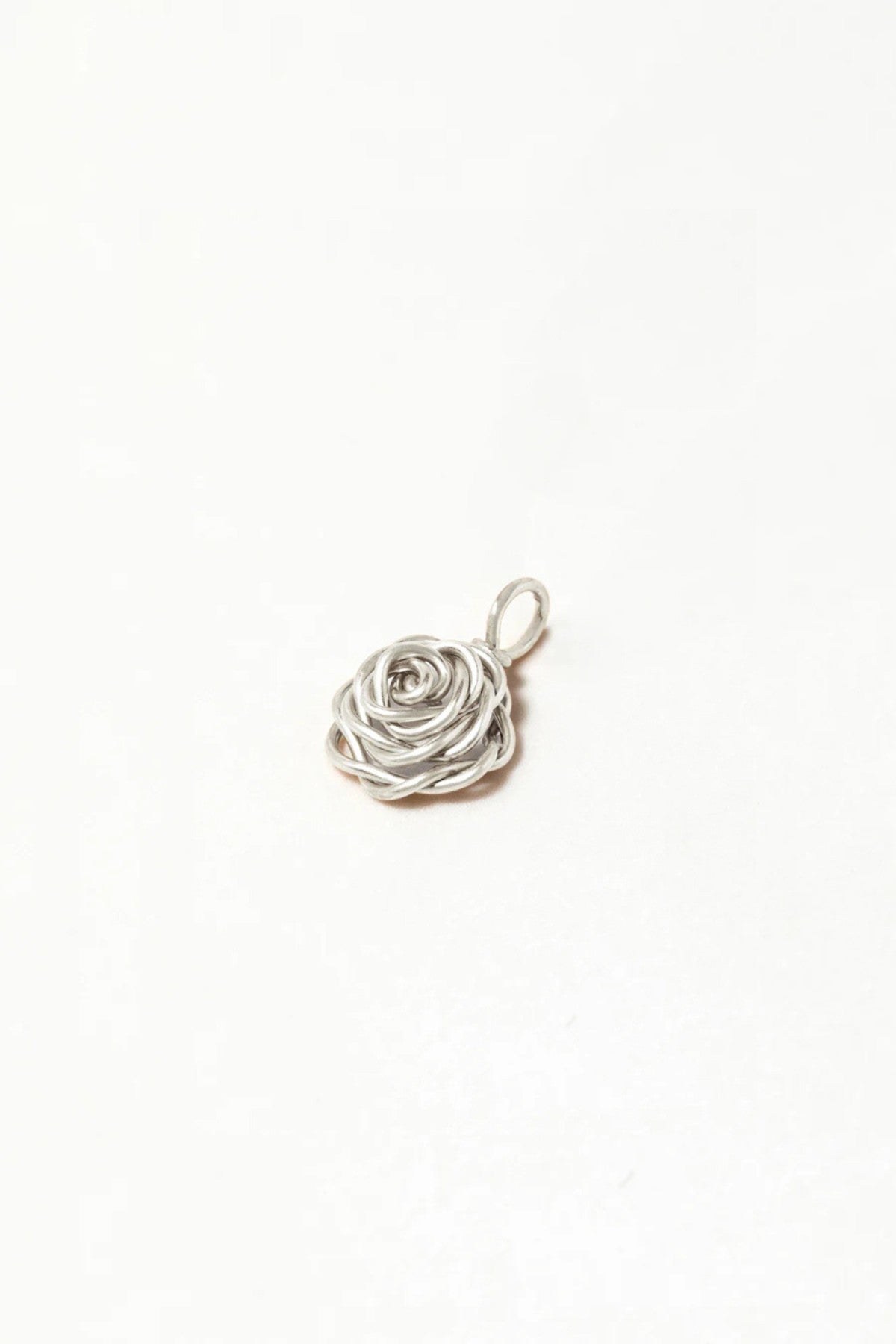 Small Rosa Pendant - Silver