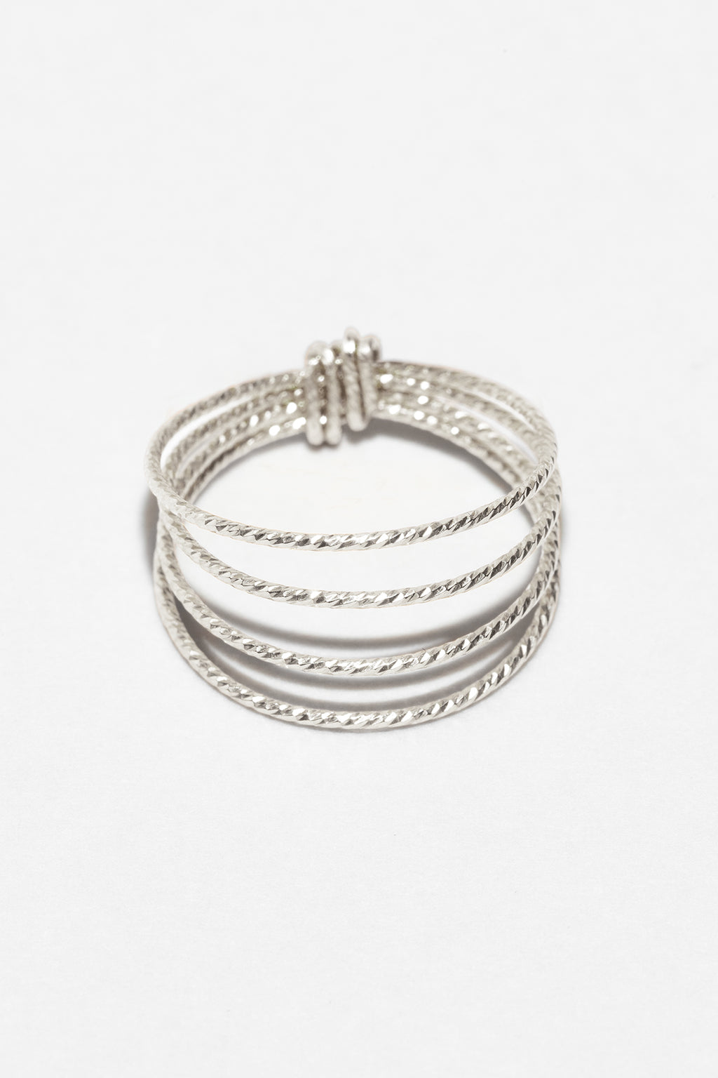 Ring Éclat five rows - Silver