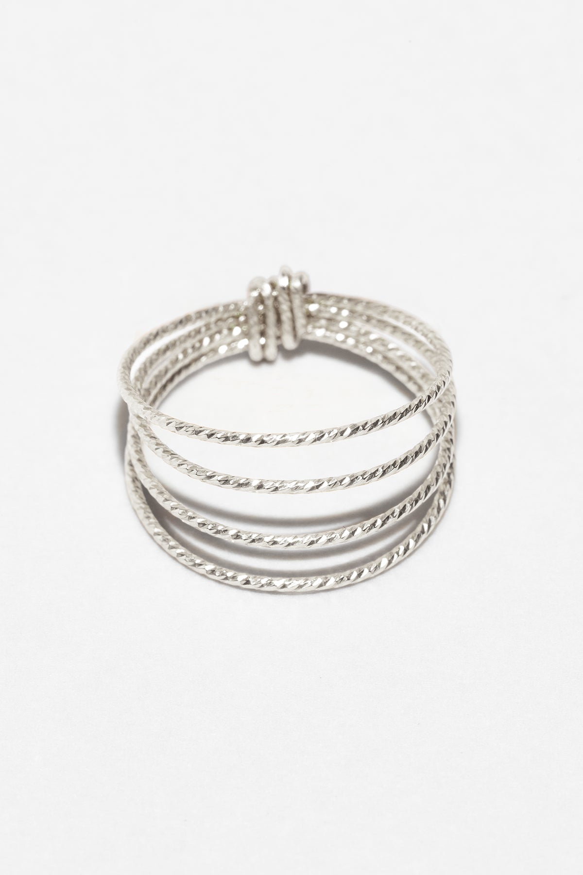 Ring Éclat five rows - Silver