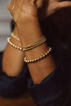 Lana Medium Pearl Bracelet - Gold