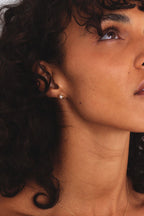 Iris Studs – 750‰ Gold – Cultured Pearl