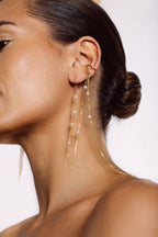 Maia Creoles - Cultured Pearl