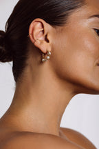 Mira Creoles - Cultured Pearl