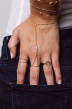 Théa hand jewel - Cultured pearls