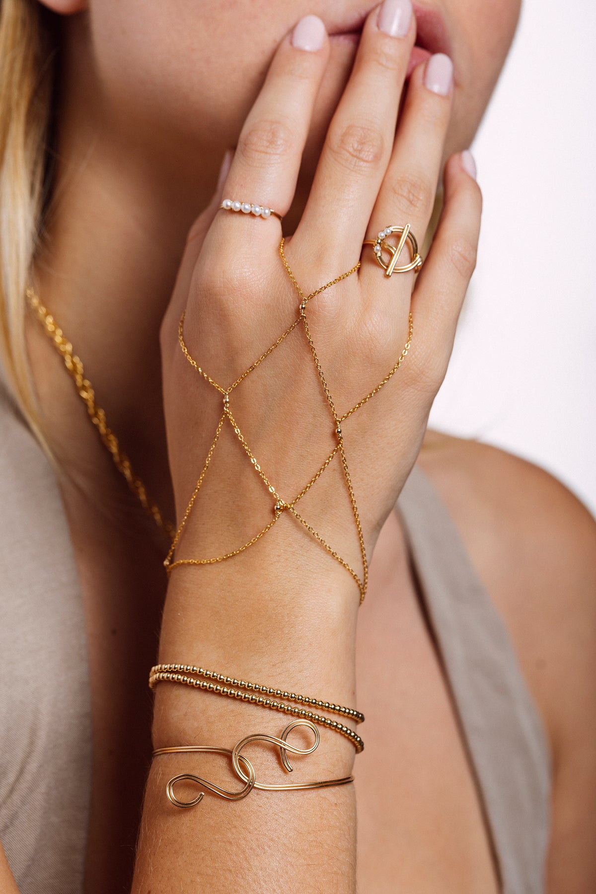 Gold Ring - Cultured Pearl