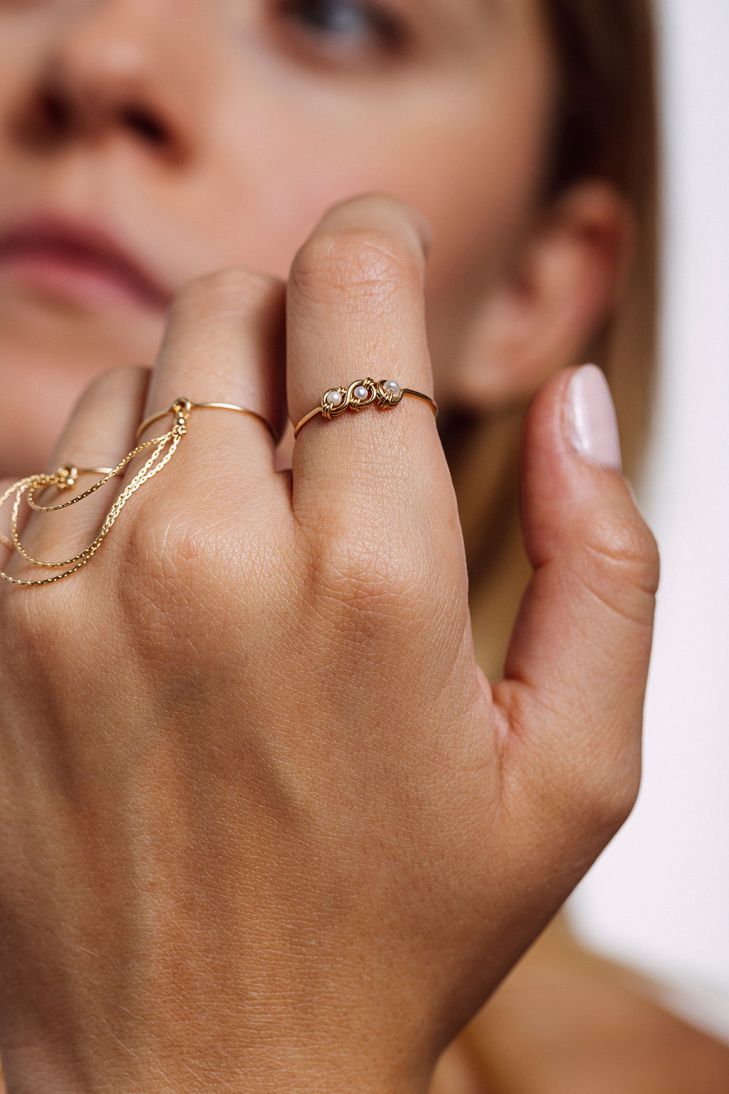 Isis Ring - Cultured Pearl