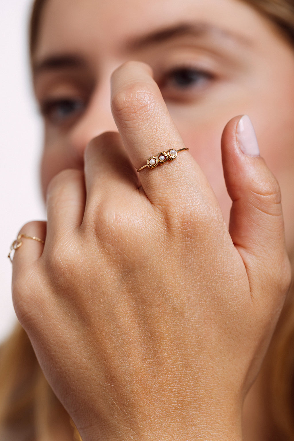 Isis Ring - Cultured Pearl