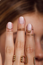 Duo bagues d'ongle