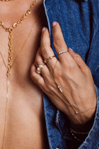 Théa hand jewel - Cultured pearls