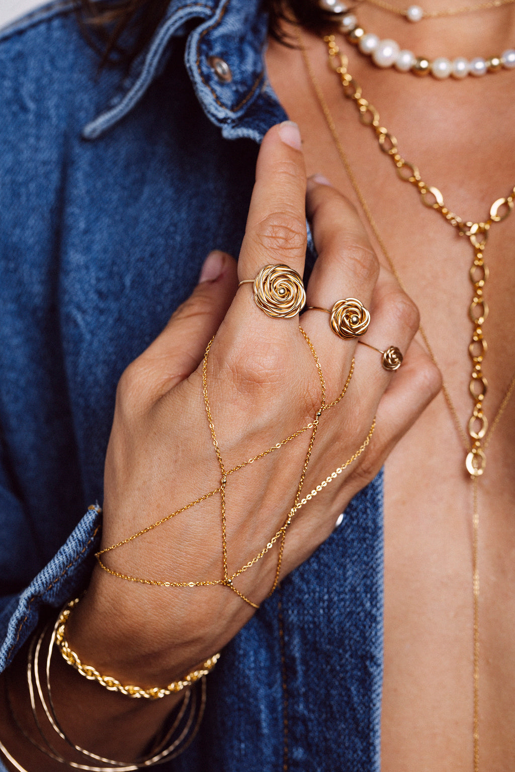 Maxi Rosa Ring - Gold