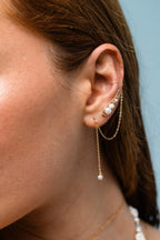 Stella ear cuff - Cultured pearl