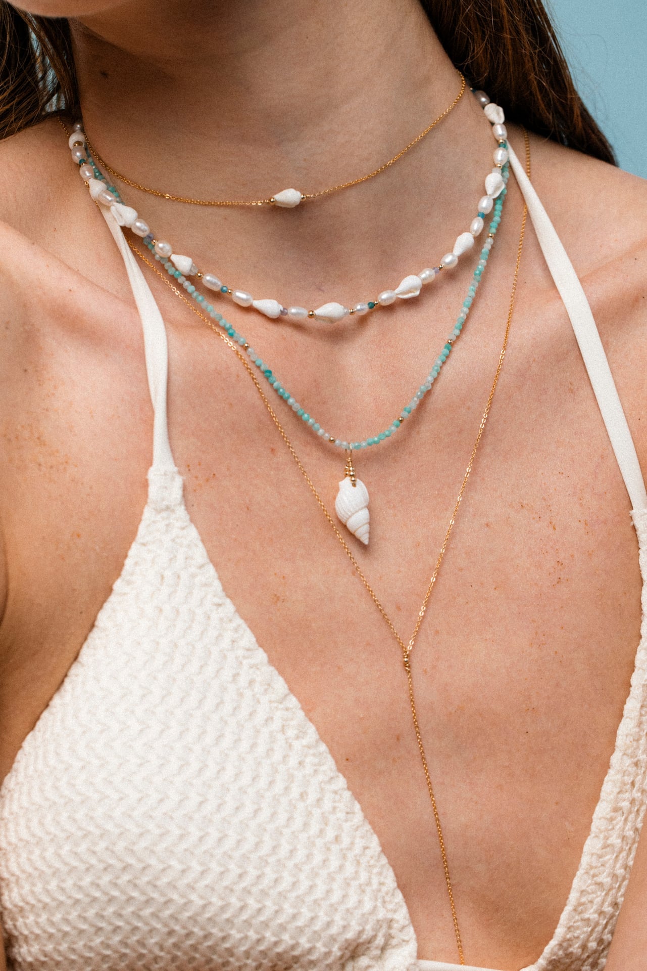 Queen Necklace 40cm - Amazonite