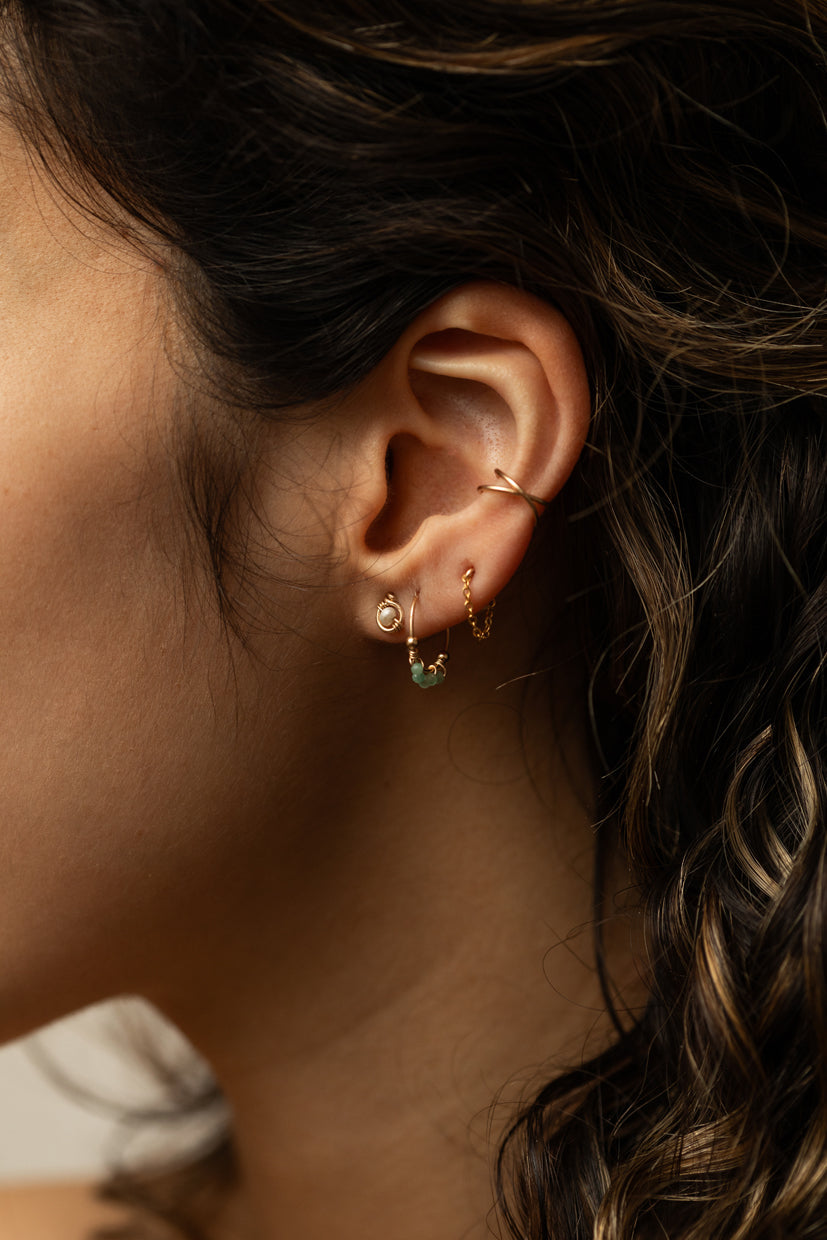 Priya mini hoop earrings