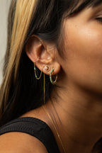 Céleste chain ear cuff