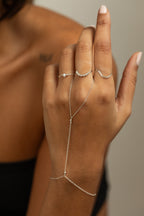 Chain hand jewel - Silver