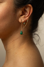 Stella mini hoop earrings