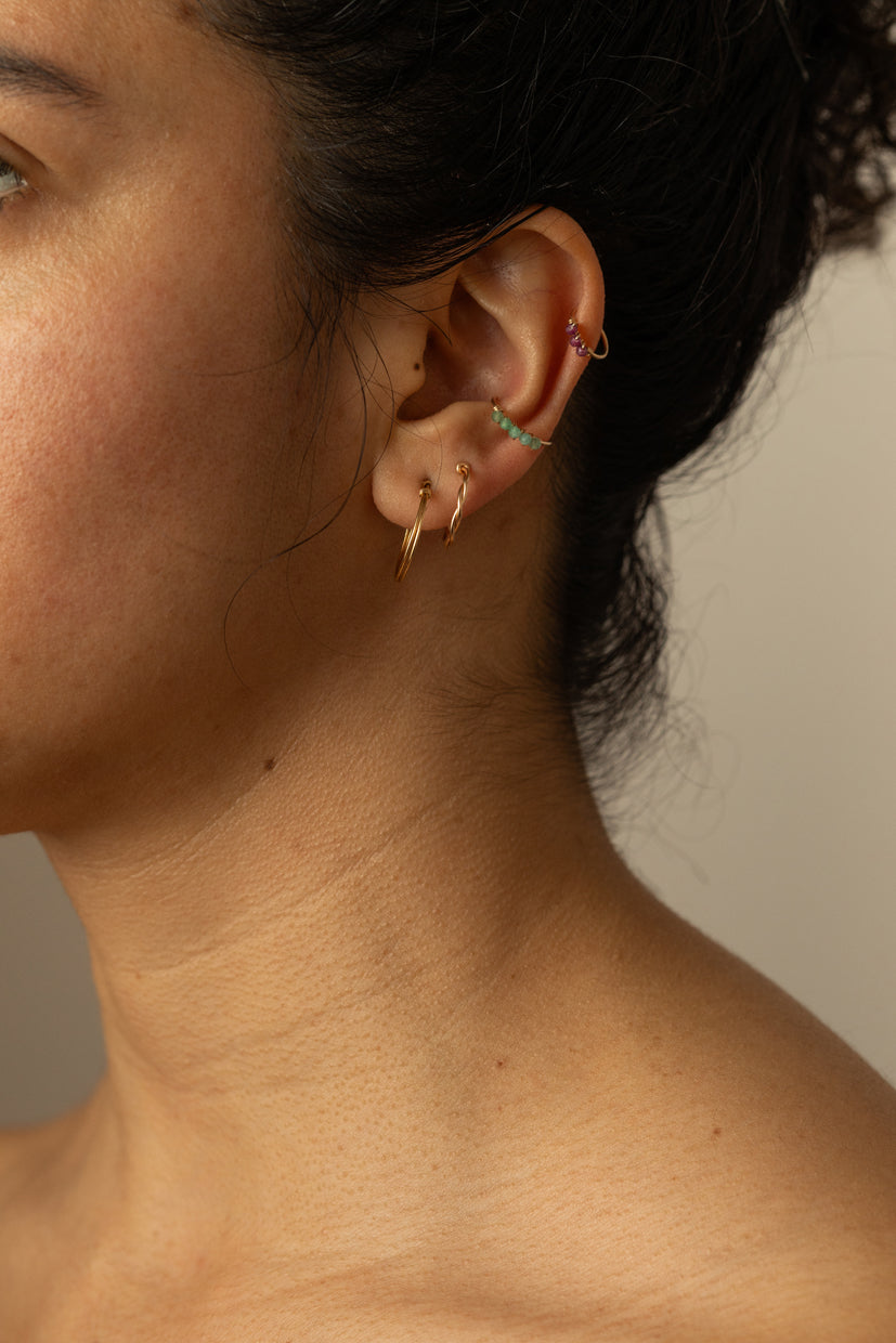 Diana Piercing - Ruby - 750‰ Gold