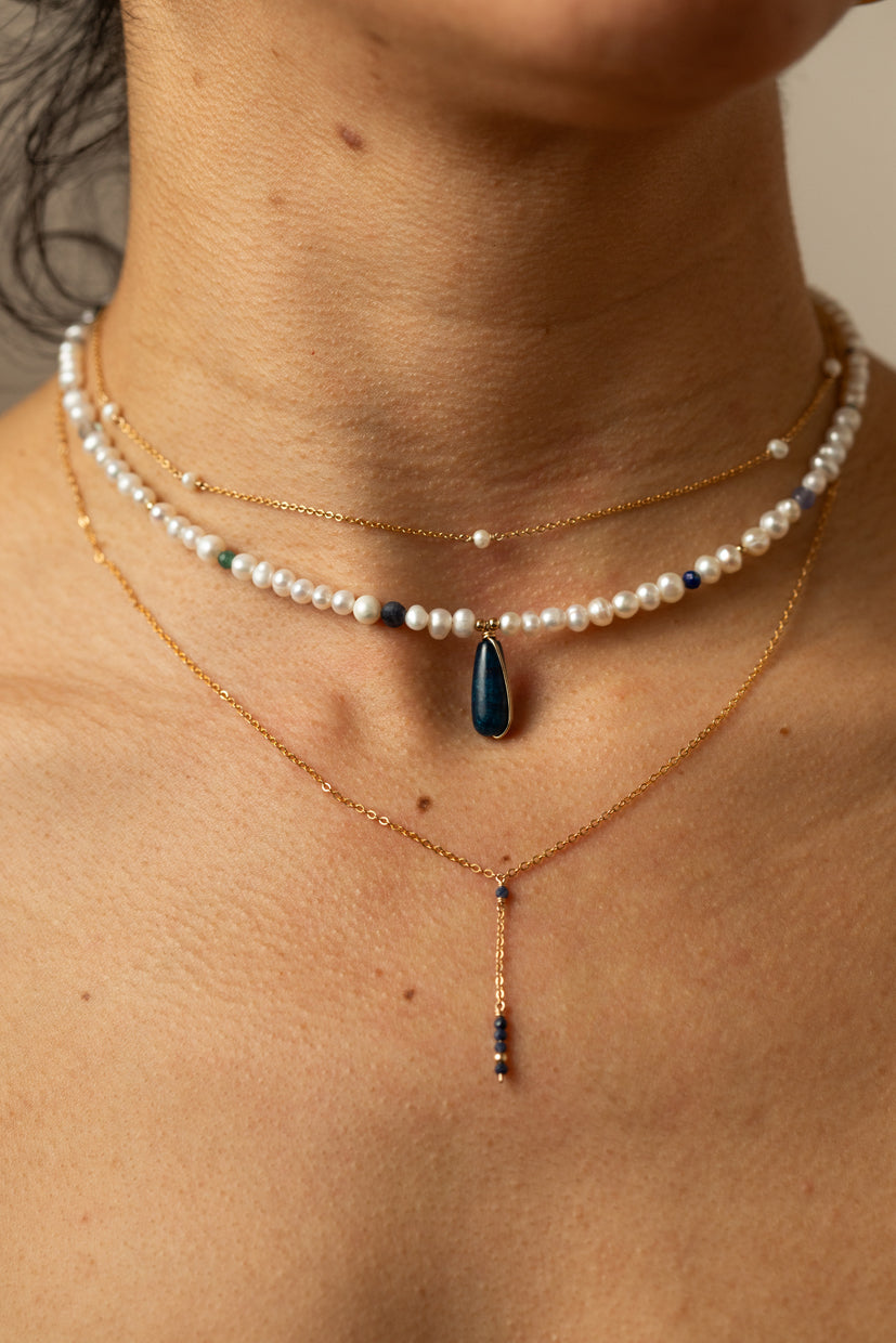 Joumana Necklace - Azure