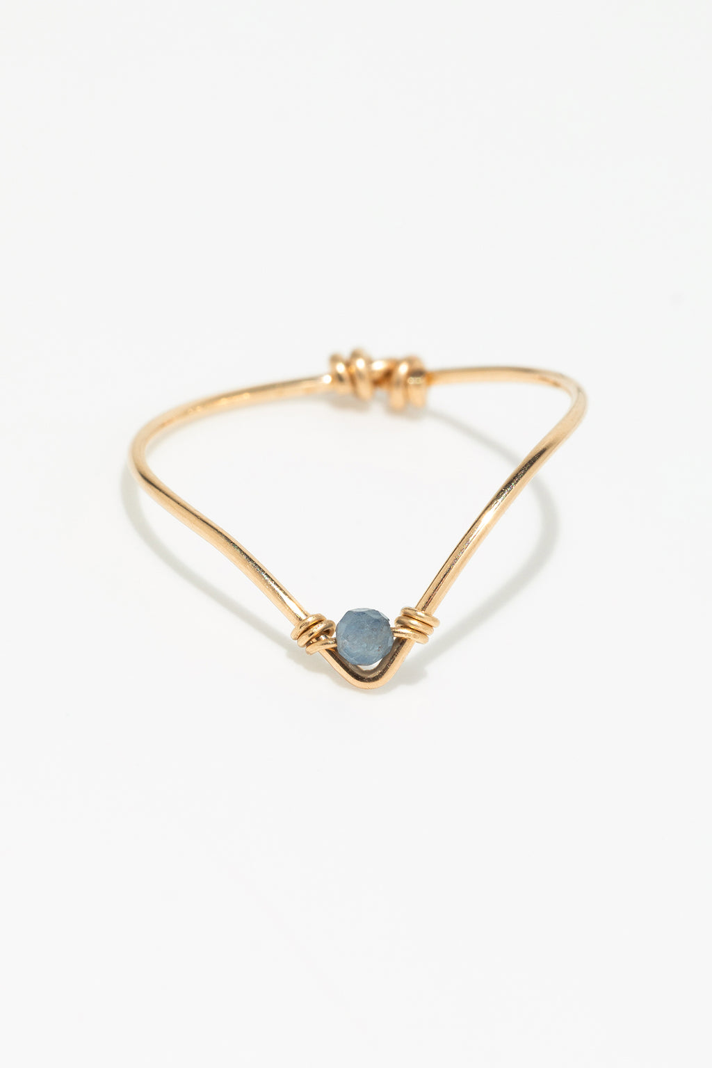 Chevron Ring - Sapphire