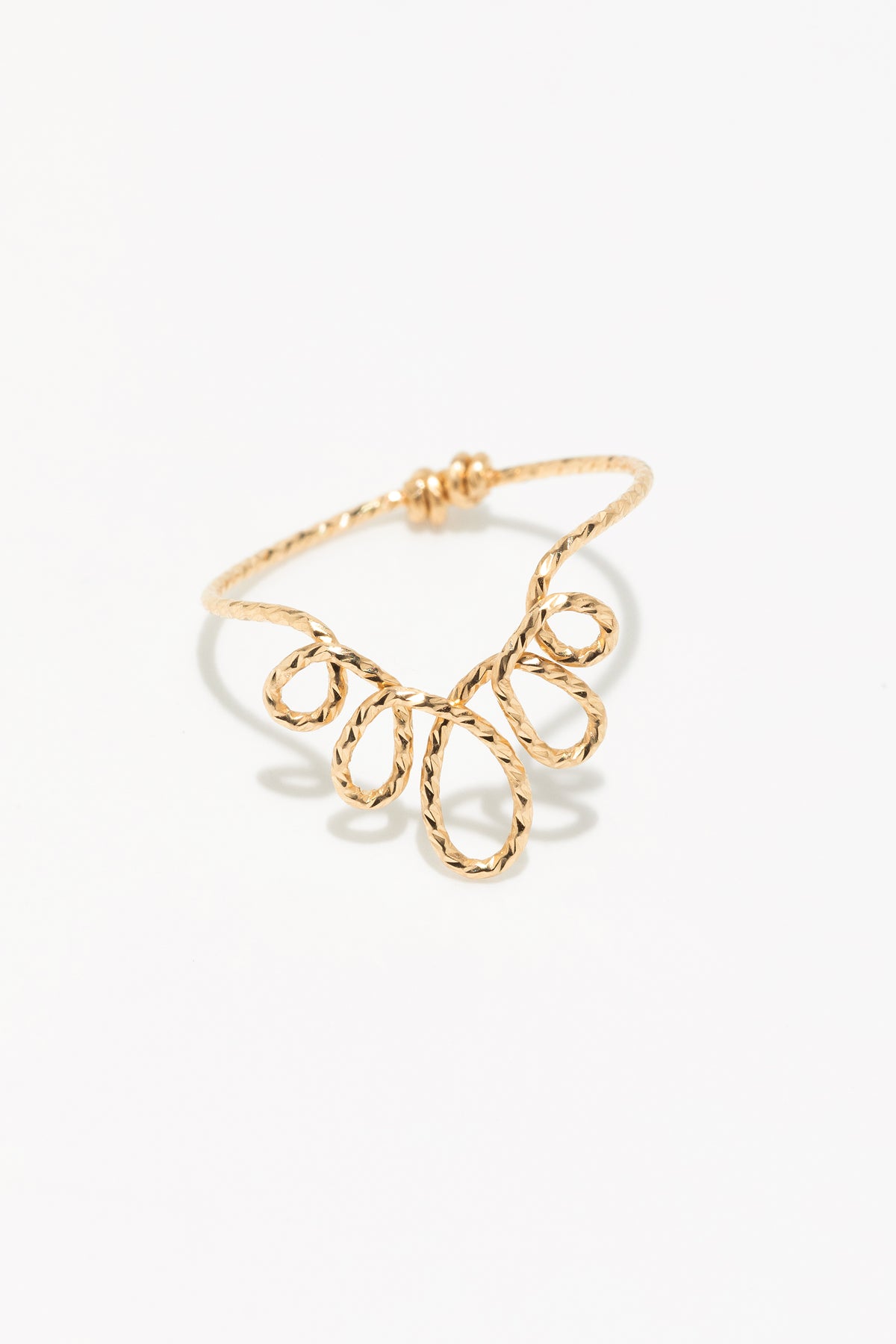 Sparkling Petal Ring
