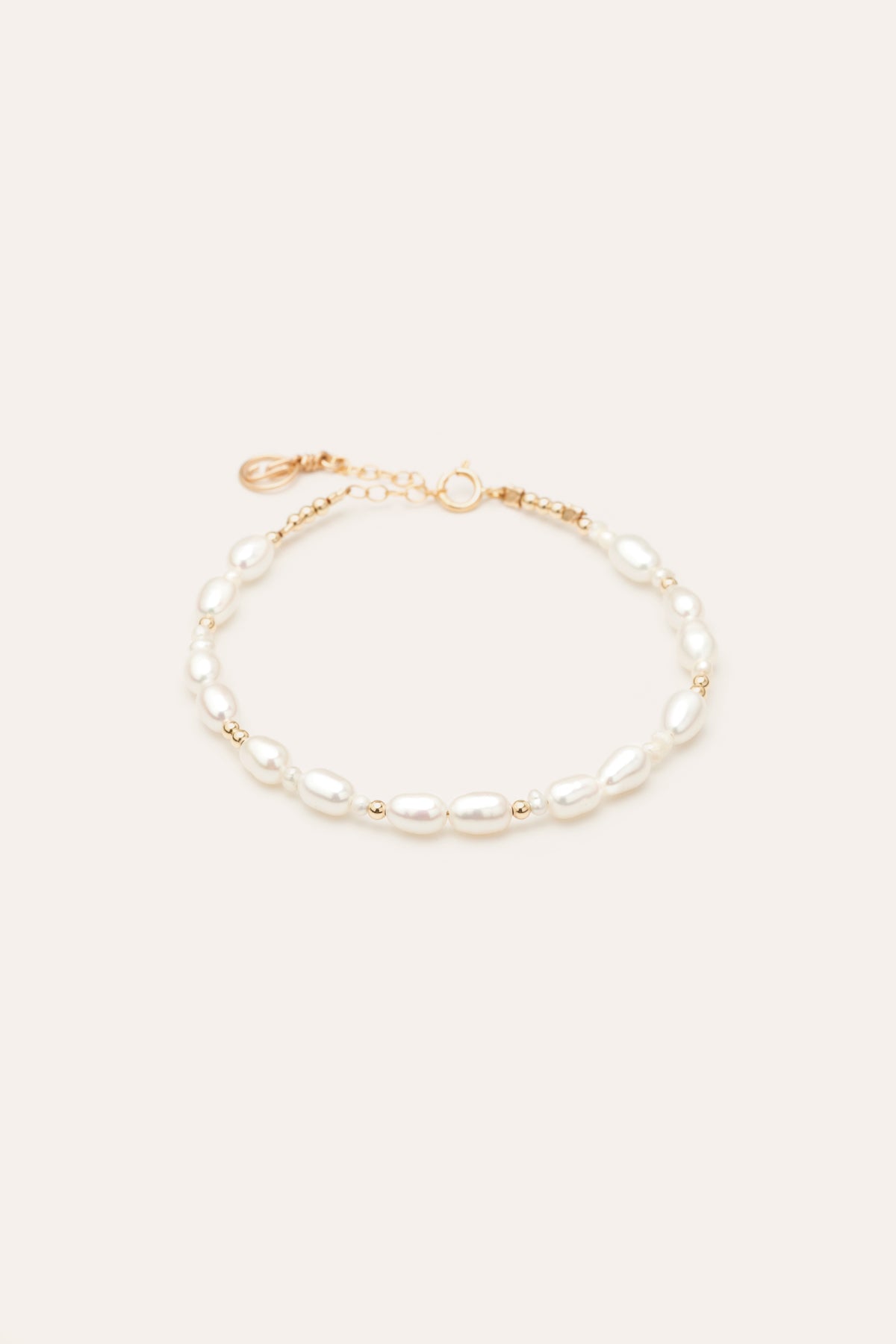 Rice Grain Necklace &amp; Bracelet Set