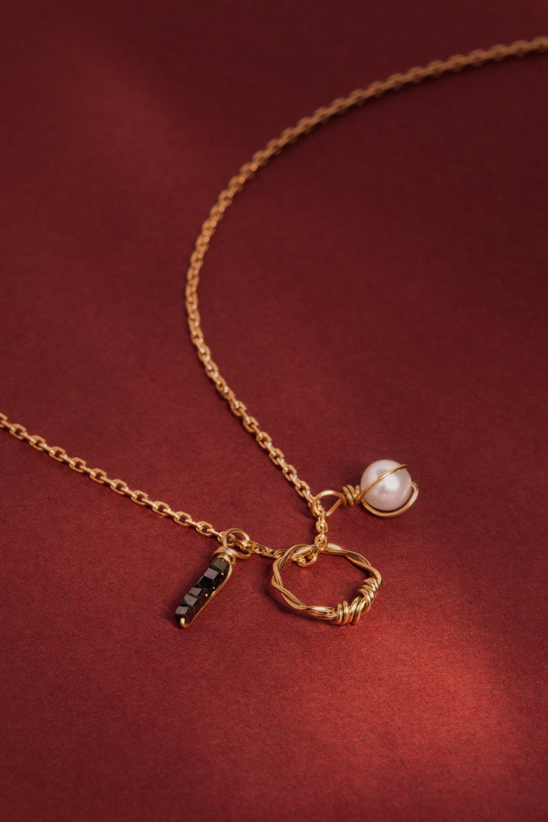 Torsade ring pendant - 750‰ Gold
