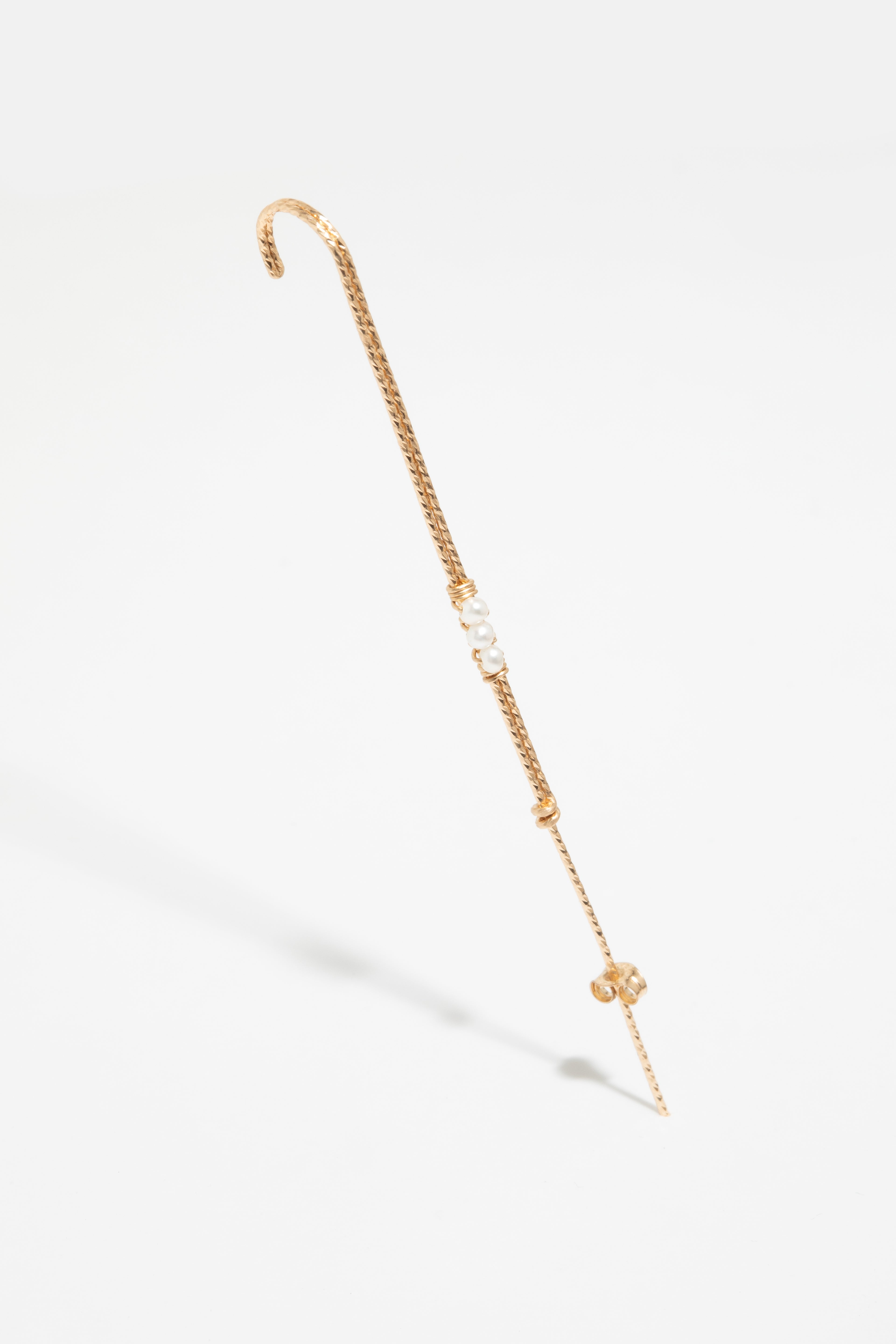 Through-earring - Cultured Pearl