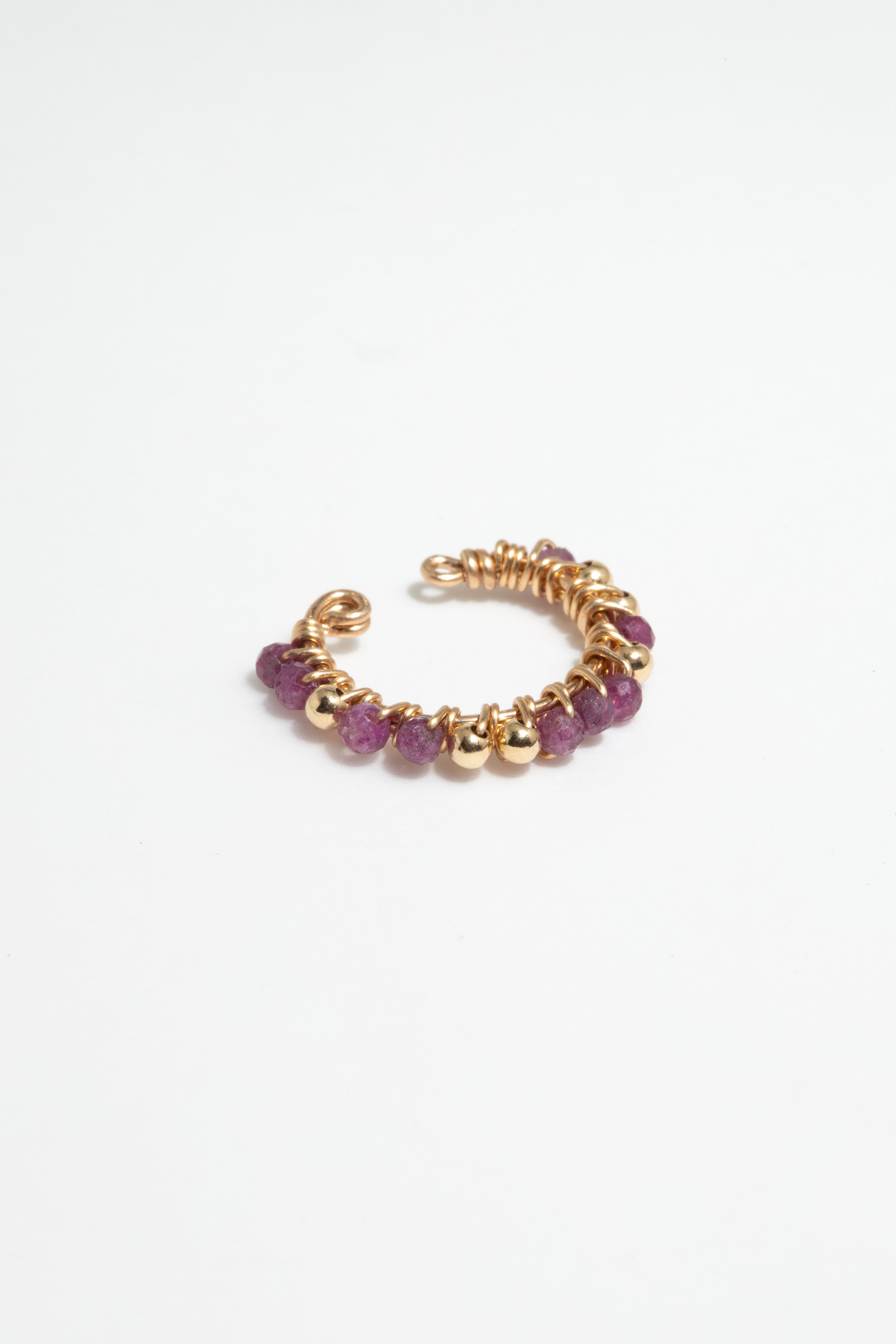 Fake Frida piercing - Ruby