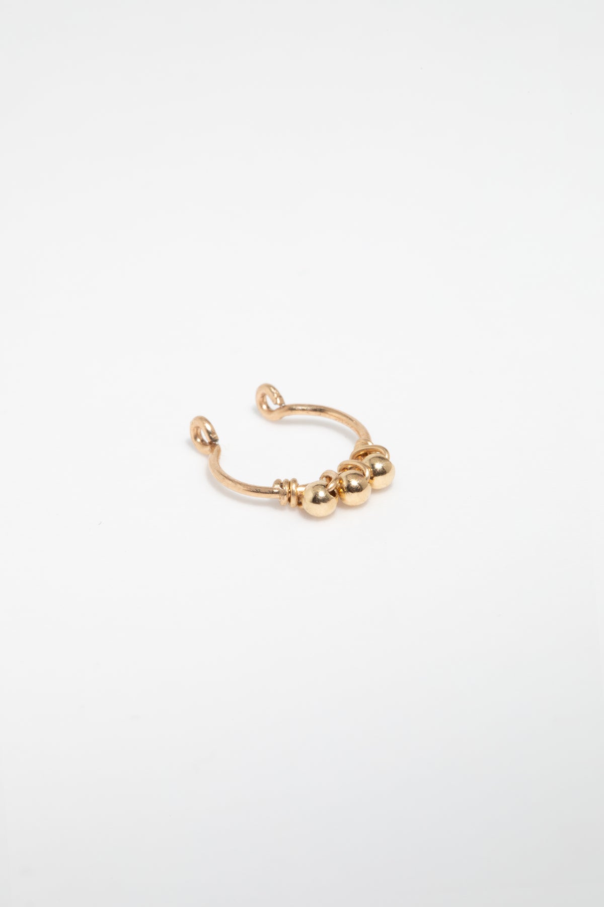 Fake Frida Nose Piercing - Gold
