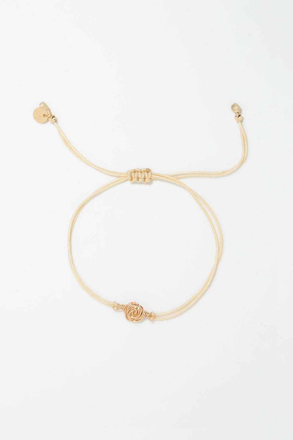 Rosa Cord Bracelet - Beige